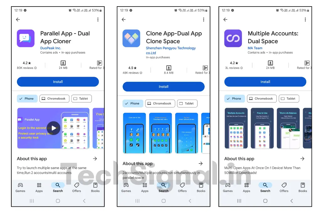 क्लोन करने वाली एप्स से दो WhatApp कैसे चलायें?