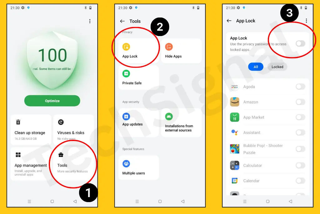 Realme Me App Lock Kaise Lagaye