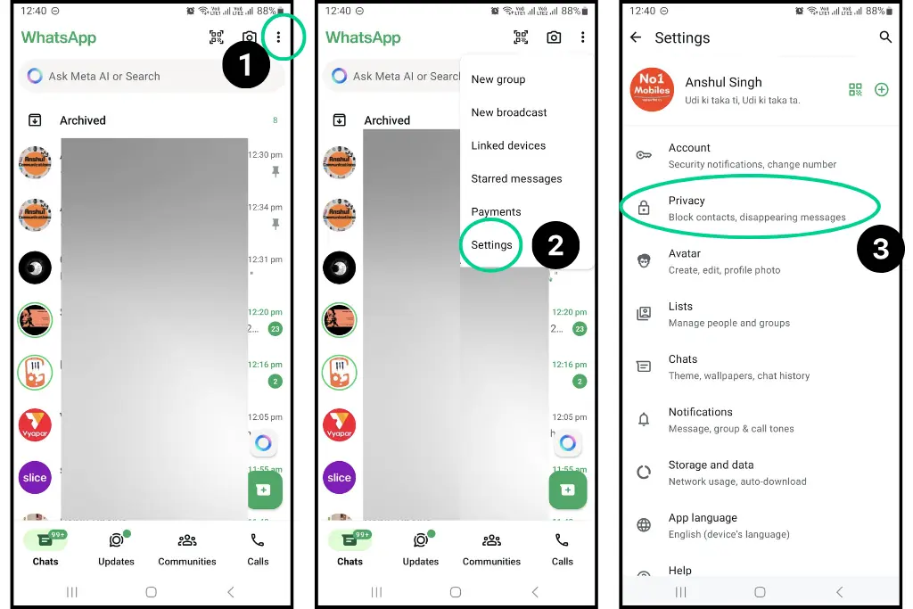 WhatsApp Chat Lock कैसे हटायें? (Steps)