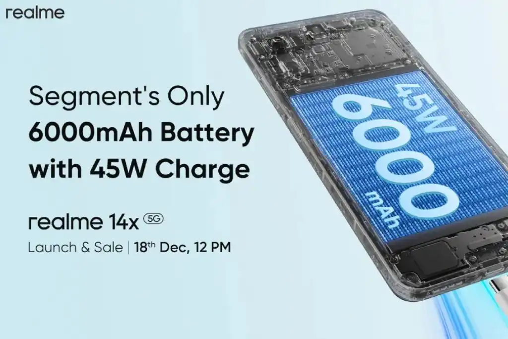 Realme 14x 5G Battery