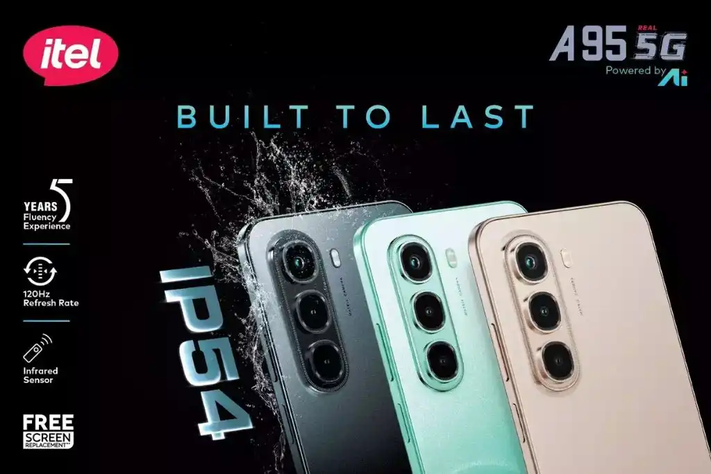 Itel A95 5G के IP54 रेटिंग जैसे टॉप फीचर्स की झलक