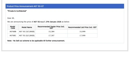 Samsung Galaxy A07 5G
