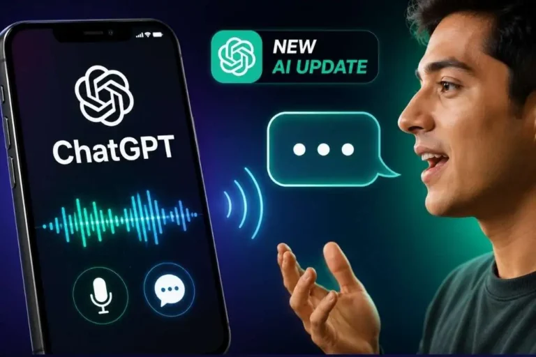अब ChatGPT करेगा इंसानों जैसी बातचीत! OpenAI ने लॉन्च किया बड़ा AI अपडेट अब ChatGPT करेगा इंसानों जैसी बातचीत! OpenAI ने लॉन्च किया बड़ा AI अपडेट